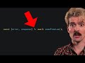 This might fix error handling in JS