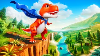 Baby T-Rex’s Superhero Dream! 🦖✨ Epic Dino Rescue! | Crazy Dinos 2025