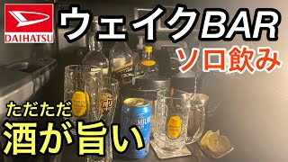 【男の隠れ家】ダイハツウェイクにてソロBRA(居酒屋)車中泊ならぬ車中居酒屋で楽しむ