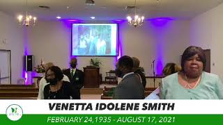 Funeral Services for Venetta Idolene Smith