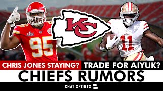 Chiefs Rumors: Trade For Brandon Aiyuk? + Chris Jones WANTS TO COME BACK After Spags Extension?