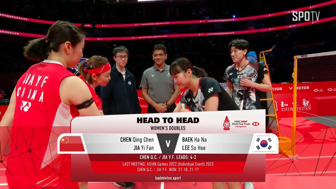 [BWF] WD - Finals｜CHEN & JIA Vs BAEK & LEE H/L | HSBC BWF WORLD TOUR ...