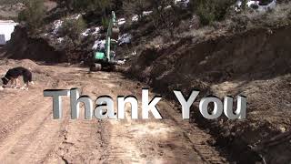 Yanmar YB451 Excavator Repairing The Switchback Trail