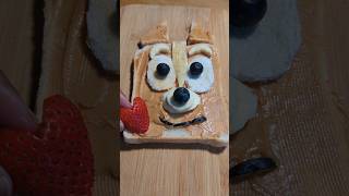 BINGO TOAST 🐾🥰🍞 #bluey #recipe #children