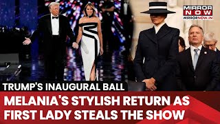 Melania Trump Shines In Glamorous Gown At Inaugural Ball, Marking Stylish Return As First Lady