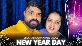 പുതിയൊരു തുടക്കം😌🥰 | NEW YEAR DAY😍 |നല്ല നാടൻ നെയ്ച്ചോറും ചിക്കൻകറിയും😋 @roshnarasil