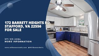 Charming 3-Bedroom Home for Sale in Stafford, VA | 172 Barrett Heights Rd