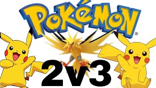 MONSTER MASTER: SAGAPikachu electric Pokemon 2v3 zapdos Pikachu electric Pokemon#shorts #pikachu 😱🔥