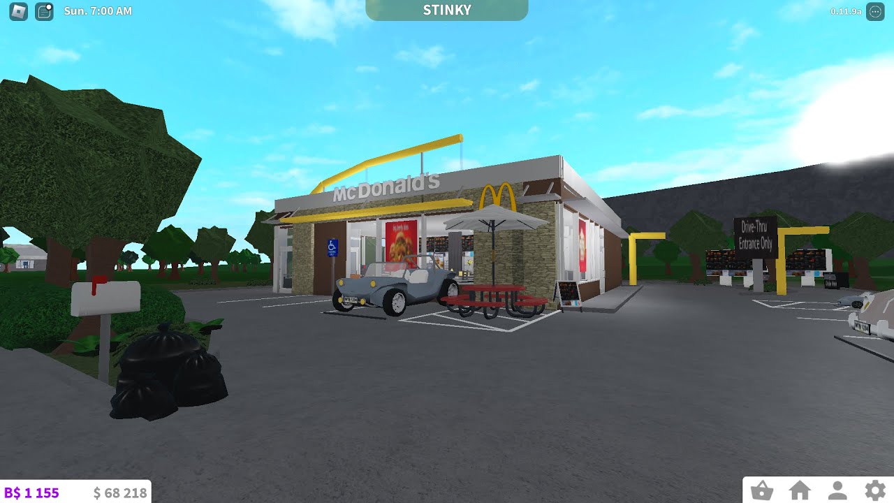 Realistic McDonalds Build In Roblox Bloxburg! - YouTube