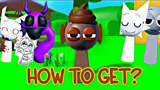 Roblox 3D RP Sprunki And ANIMATIONS - How to get POOP DRUPLE Character.NEW UPDATE [HUGE]