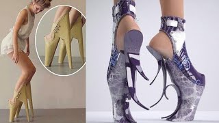 Trying More Crazy High Heels Shoes Fhotos Collection Latest Images | 2021  | Fashion Rn Style
