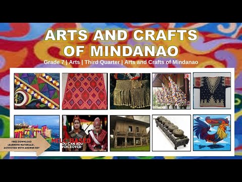 What are the folk arts of Mindanao?