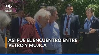 Presidente Petro condecora a Pepe Mujica, expresidente de Uruguay, con la Orden de Boyacá