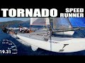 How far in 7 Minutes? TORNADO catamaran