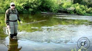 Wędkarstwo - Jak łowić klenie i jazie na przelewie (Angling - How to catch chubs on a spillway)