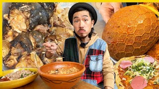 The Exotic Meat Paradise 🇹🇳 Rare Street Food Tour in Tunis - Lamb Tripe Ball + Cow Tongue