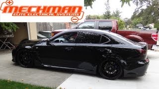 EXTRA JUICE! Lexus ISF Sound System - 270 Amp Mechman High Output Alternator Installed (video 12)