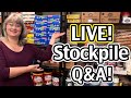 LIVE Q&A At 2:30 PM Mountain In My SECRET Emergency Food Storage Prepping Pantry!