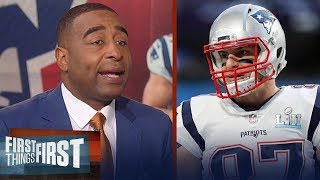 Cris Carter unveils why it's becoming more likely the Patriots will trade Gronk | FIRST THINGS FIRST