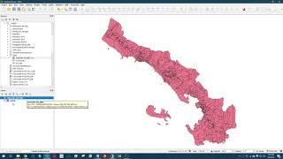 QGIS - Proses Join Field Antara SHP dan CSV