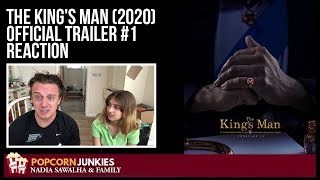 The King's Man (2020) Official Trailer #1- Nadia Sawalha & The Popcorn Junkies REACTION