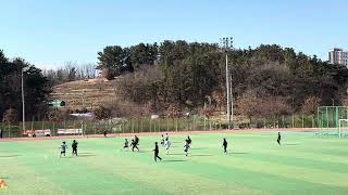 [스토브리그] 🖤INFC u12 vs 위너스포츠🤍 전반전  _25’ 1. 16