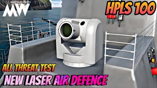 HPLS 1000 - Best Laser Air defence?? - all threat test🔥- Modern Warships