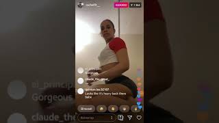 @rachelfit__ live instagram twerk