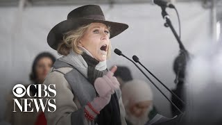 Jane Fonda arrested at Capitol Hill climate change protest