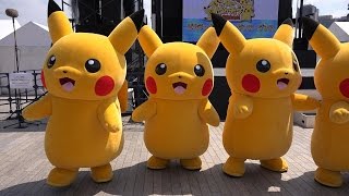 4K ピカチュウ　ダンス・ダンス・ダンス 横浜赤レンガ倉庫 2015　PIKACHU　DANCE