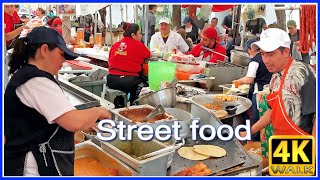 【4K】WALK MEXICO City 4K video CDMX Street Food Market travel