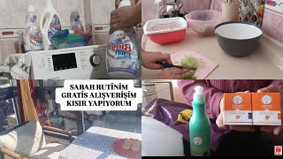 SABAH RUTİNİM | GRATİS ALIŞVERİŞİM | KISIR NASIL YAPILIR #alışveriş #sabahrutini #gratis #youtube