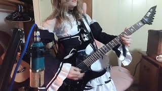 femboy shows of guitar skills