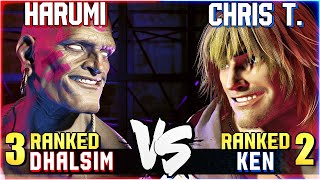 SF6 HARUMI (#3 Ranked Dhalsim) vs CHRIS TATARIAN (#2 Ranked Ken) Street FIghter 6