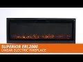 Superior ERL2000 Linear Electric Fireplace