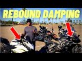 How To Adjust Your Rebound And Sag On A Motorcycle