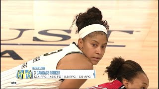 Candace Parker DOUBLE-DOUBLE Highlights | Washington Mystics @ Chicago Sky #CandaceParker #CP3 #WNBA