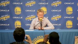 Kerr passionately defends Warriors' effort day after 35-point loss
