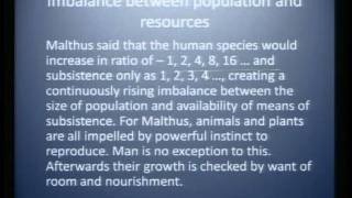 Mod-01 Lec-25 Population Theories