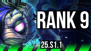 AMUMU vs XIN ZHAO (JGL) | Rank 9 | NA Challenger | 25.S1.1