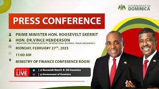 Prime Minister Roosevelt Skerrit Press conference
