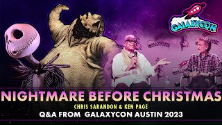 Nightmare Before Christmas Q&A - GalaxyCon Austin 2023