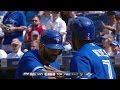 NYY@TOR: Bautista opens the scoring with two-run shot