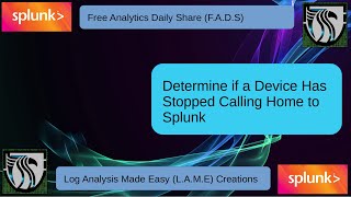 Splunk Tutorial | Using a Lookup to Find System Not Reporting to Splunk #FADS