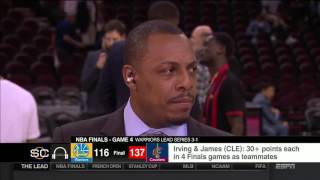 Paul Pierce speechless when asked 'who's the best player in the world' after Game 4 | June 9, 2017