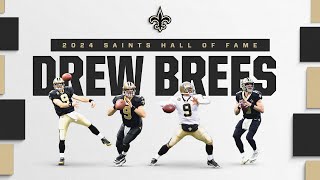 Drew Brees' Saints Hall of Fame Halftime Ceremony