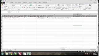 How to Create Requirements Traceability Matrix Template in Excel