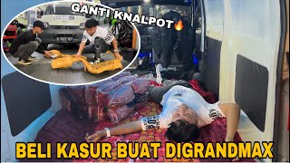 OTW LAMPUNG‼️BELI KASUR DAN GANTI KNALPOT BUAT GRANDMAX || 12 ORANG SIAP ANGKUT