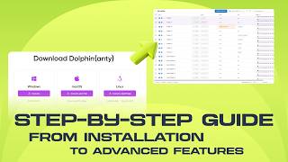 How do I use the Dolphin{anty} anti-detection browser?