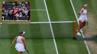 svitolina sabalenka handshake - elina svitolina handshake - victoria azarenka booed - Wimbledon 2023